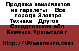 Продажа авиабилетов на перелеты  - Все города Электро-Техника » Другое   . Свердловская обл.,Каменск-Уральский г.